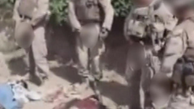 YouTube video purportedly shows Marines desecrating Taliban militants 