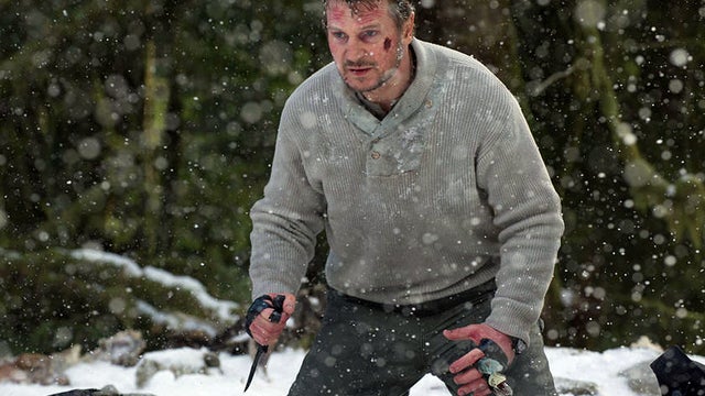 Liam Neeson on new action thriller, "Grey" 