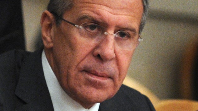 Russian Foreign Minister Sergey Lavrov  