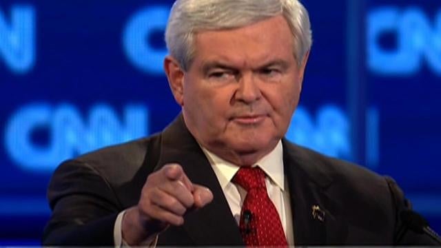 Gingrich slams CNN for asking about ex-wife 