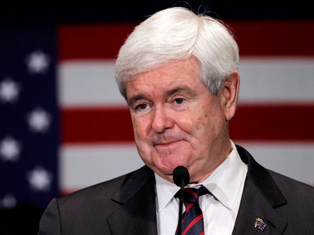 Republican presidential candidate, former House Speaker Newt Gingrich speaks in Orangeburg, S.C., Friday, Jan. 20, 2012. 