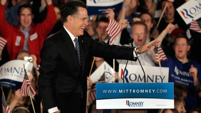 How did Mitt Romney fall behind?  