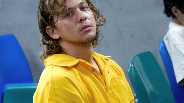 Dylan Stanley Dougherty awaits advisement at the Pueblo County Sheriff's Office detention center in Pueblo, Colo., Aug. 11, 2011. 