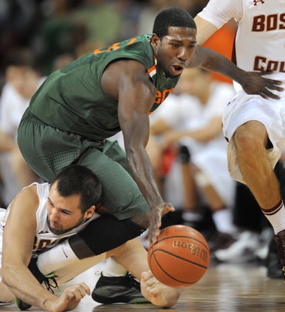 Malcolm Grant stumbles over Peter Rehnquist  