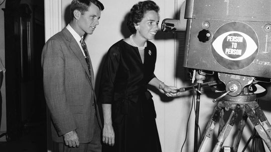 Robert F. Kennedy and Ethel Kennedy on "Person to Person" 