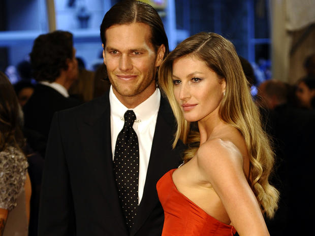 New England Patriots quarterback Tom Brady and model Gisele Bundchen attend the "Alexander McQueen: Savage Beauty" Costume Institute Gala at The Metropolitan Museum of Art May 2, 2011, in New York. 
