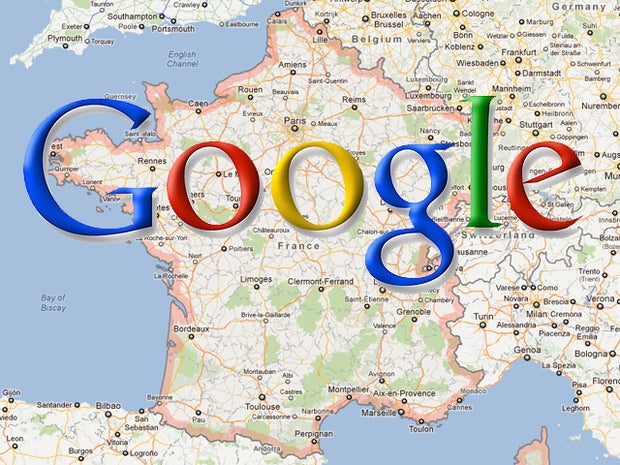 google maps, france 
