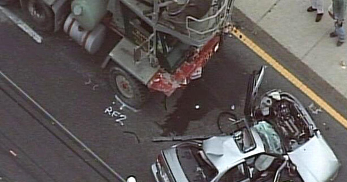 1 Dead In Cement Truck Crash On Route 1 In Foxboro - CBS Boston