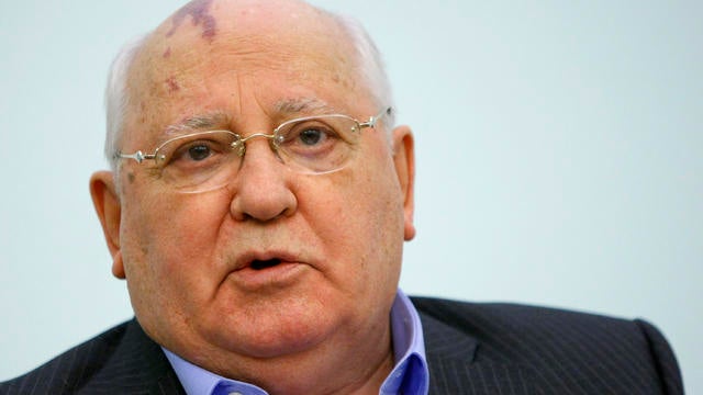 Former Soviet leader Mikhail Gorbachev at the International University he founded, in Moscow, Thursday, Feb. 9, 2012. 