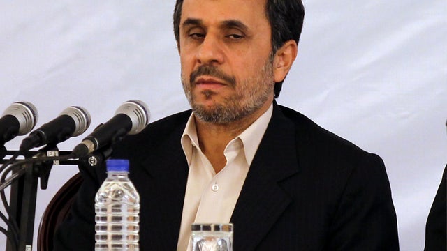 Iranian President Mahmoud Ahmadinejad attends the 25th International Islamic Unity Conference in Tehran Feb. 8, 2012. 