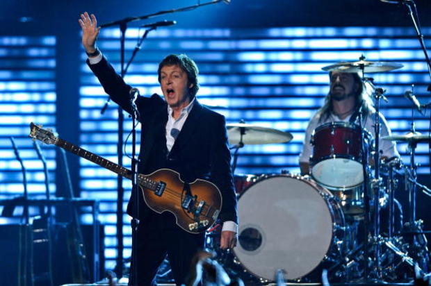 Paul McCartney and Dave Grohl Grammys 