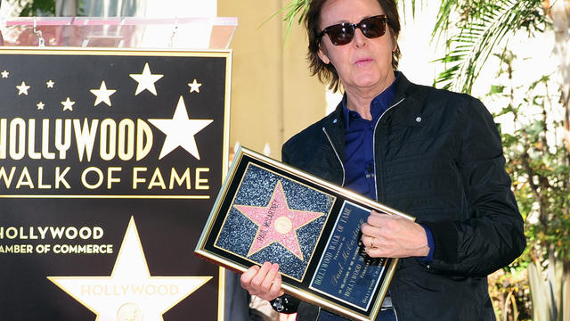 Sir Paul gets his star on the Walk of Fame 