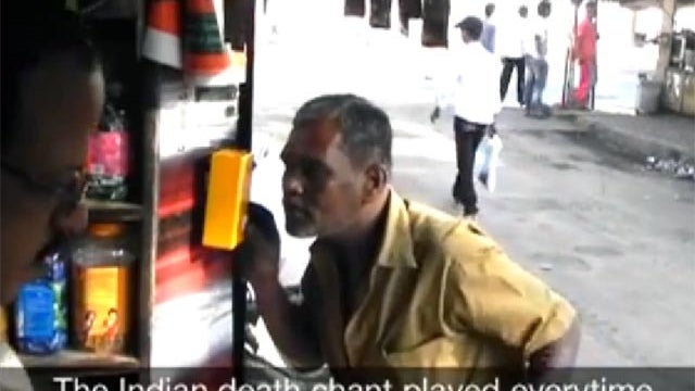 India anti-smoking chanting lighters 