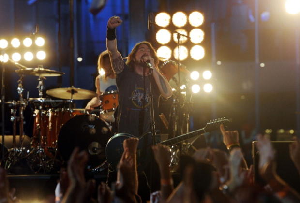 Foo Fighters at the 54th Annual GRAMMY Awards 