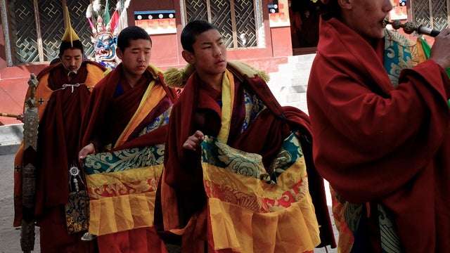  Tibetan monks  