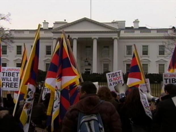China's Xi Jinping's visit to White House draws protests 