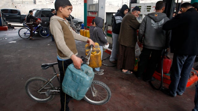 Gaza Strip fuel shortages 