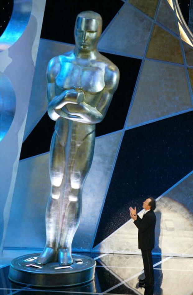 Billy Crystal on stage during 2004 Oscars 