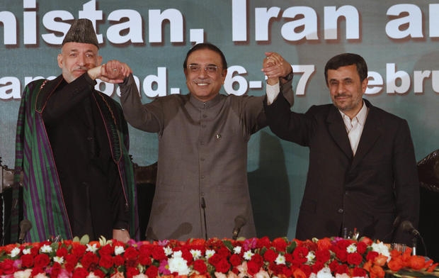 Zardari, Karzai, and Ahmadinejad 