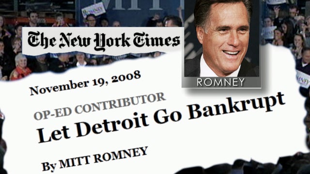 Auto bail out a key issue for GOP in Mich. 