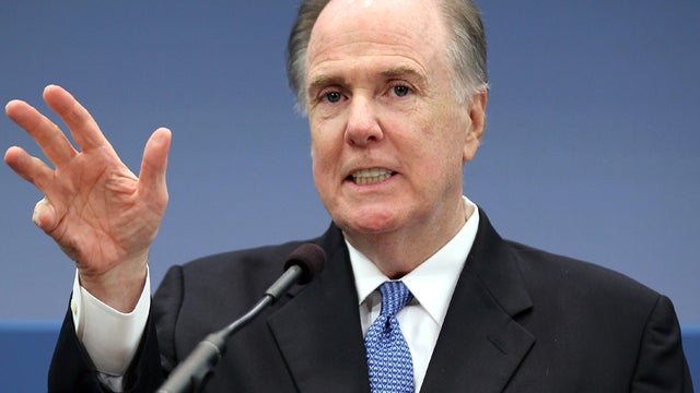 White House National Security Adviser Tom Donilon addresses a conference on the Iranian nuclear program at The Brookings Institution Nov. 22, 2011, in Washington. 