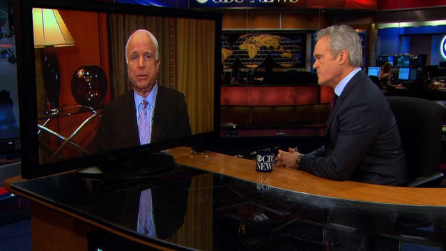  McCain: U.S. should "provide support" to Syrian rebels 
