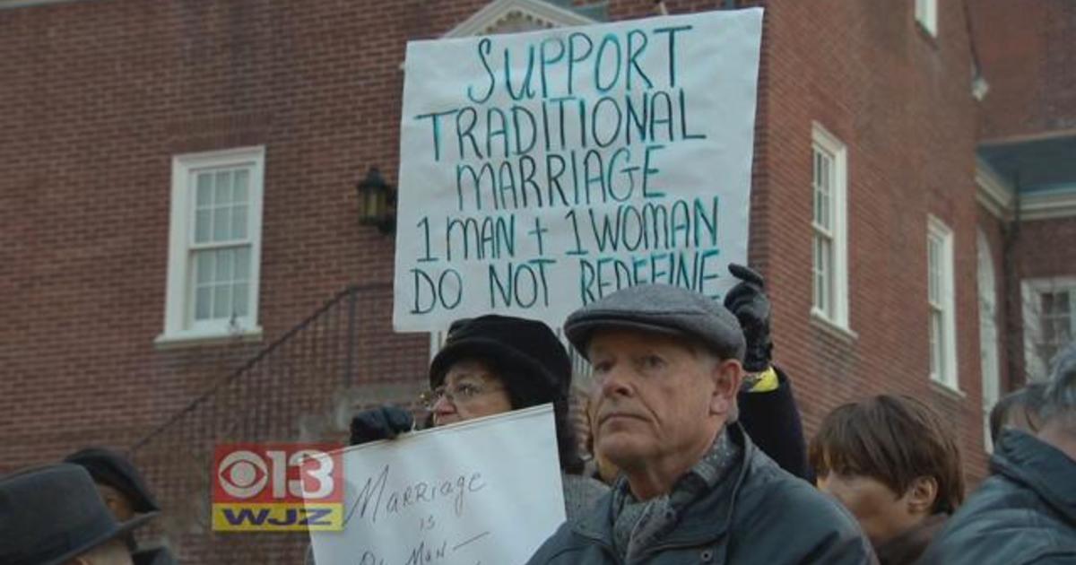 Same Sex Marriage Opponents Vow To Keep Fighting Cbs Baltimore