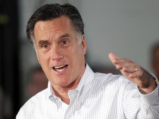 former Massachusetts Gov. Mitt Romney 