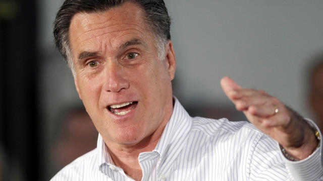 former Massachusetts Gov. Mitt Romney 