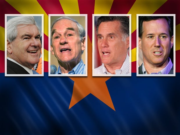 Newt Gingrich, Mitt Romney, Ron Paul, Rick Santorum