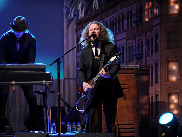 Jim James, center, of My Morning Jacket performs onstage at the Independent Spirit Awards  