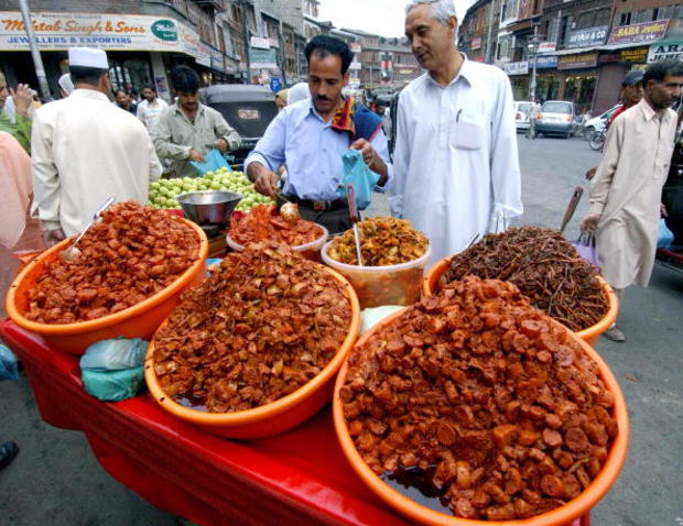 An Indian Kashmiri Muslim vendor 