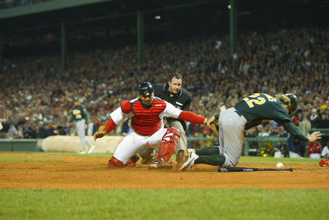 11110 Majestic Boston Red Sox JASON VARITEK 2004 World Series