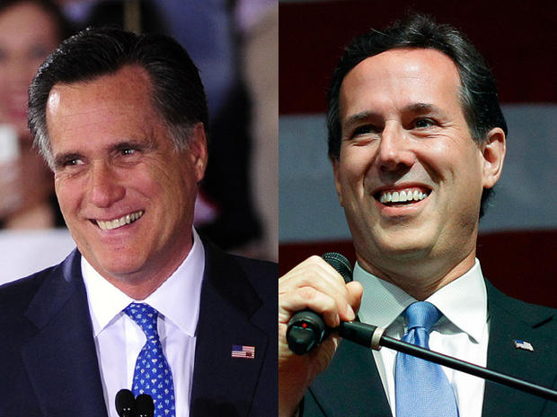 Super Tuesday - Mitt Romney, Rick Santorum 