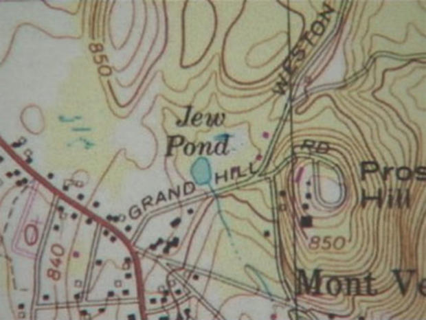 Jew Pond Map 