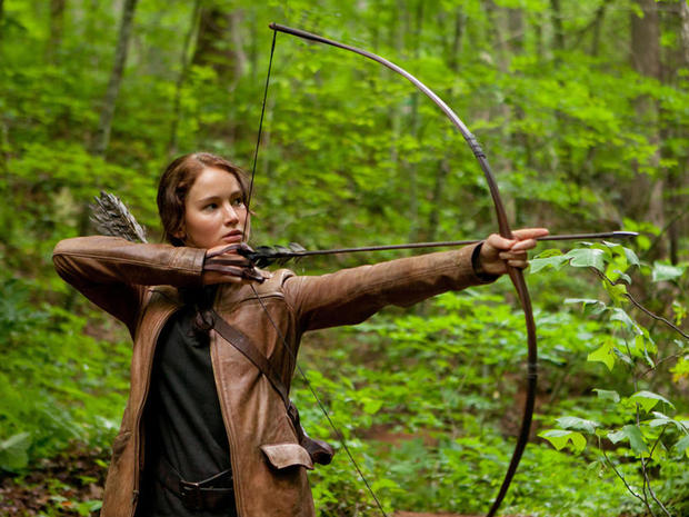 Jennifer Lawrence as Katniss Everdeen in "The Hunger Games." 