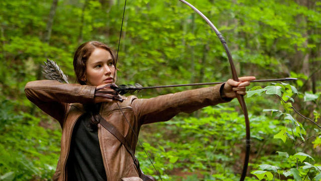 Jennifer Lawrence as Katniss Everdeen in "The Hunger Games." 