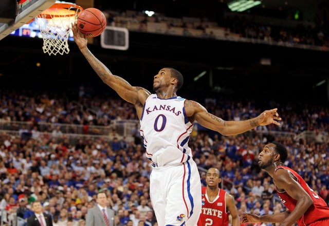Thomas Robinson shoots a layup during the first half  