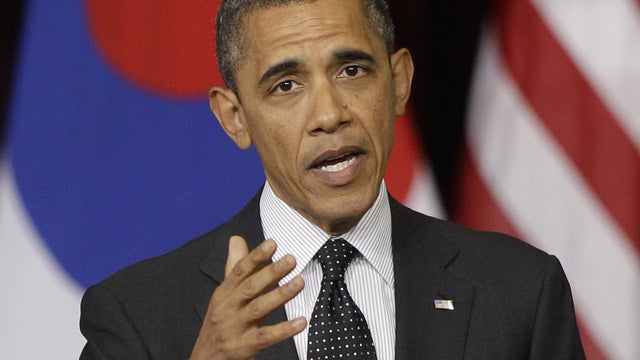 President Obama delivers a speech at Hankuk University in Seoul 