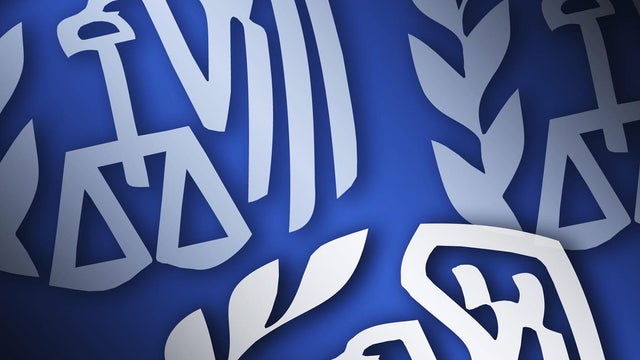 US Internal Revenue Service logo muted on texture 