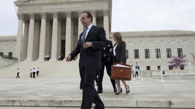 Attorney Paul Clement leaves the Supreme Court 