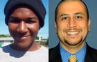 Trayvon Martin, left, and George Zimmerman. 