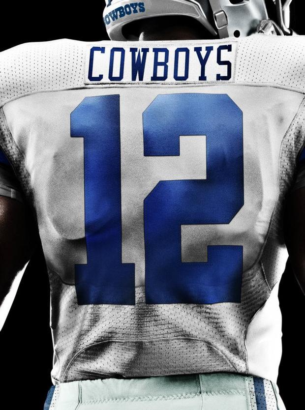 New Cowboys Uniforms (Credit: Nike) 