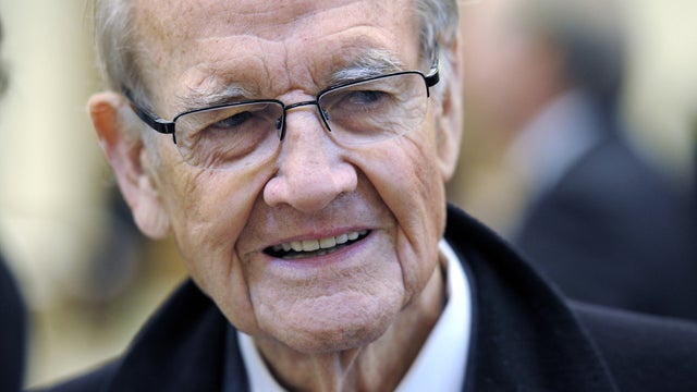 Former Democratic presidential nominee and U.S. Sen. George McGovern 