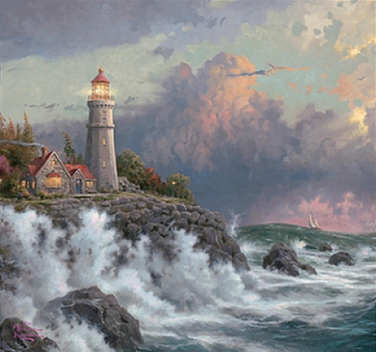 Thomas Kinkade Painter Of Light   Kinkade Beaconsoflight 