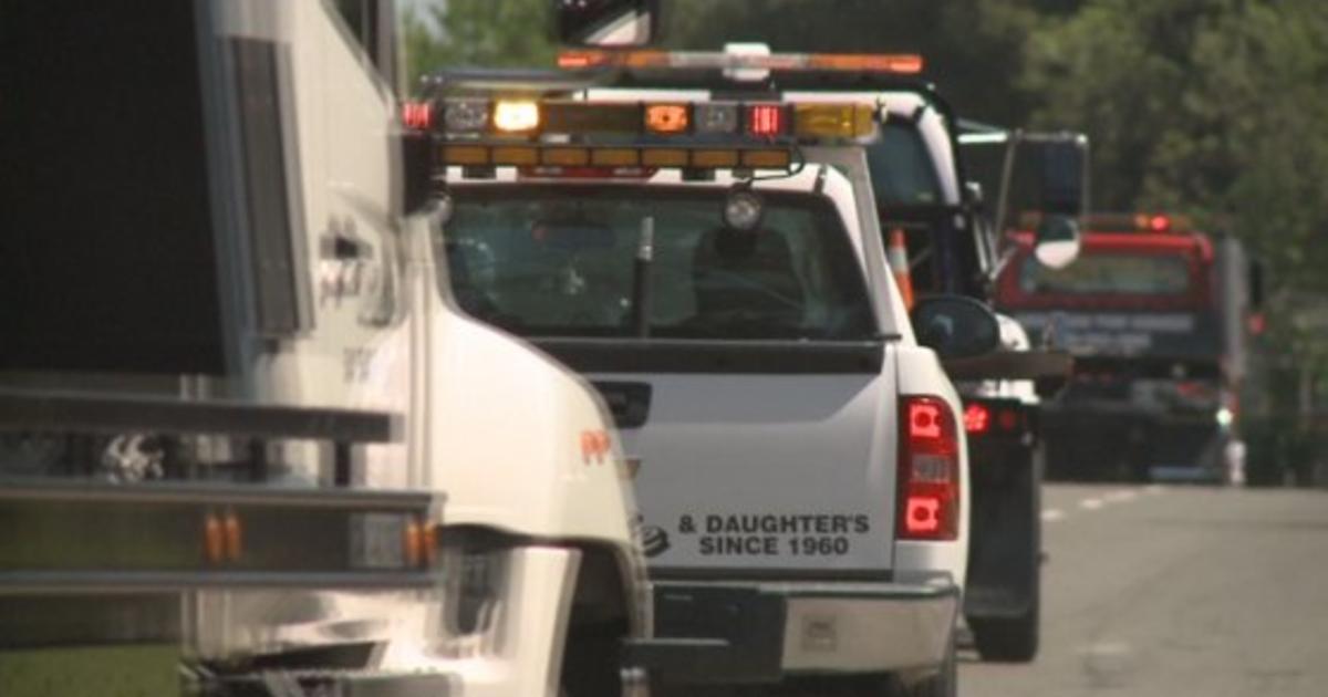 Tow Truck Procession Honors Fallen Employee CBS Sacramento