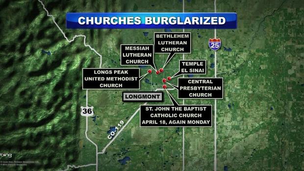 CHURCH BREAK-INS MAP 