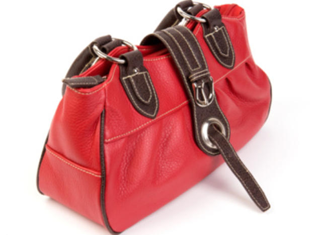 Shopping &amp; Style Purses, Red Leather Bag 