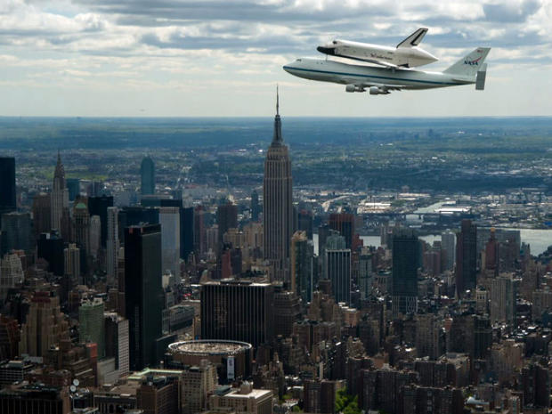 Enterprise shuttle lands in its new home 