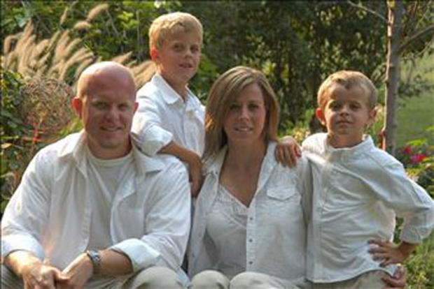 Chris and Sheri Coleman with their sons, Garett and Gavin 